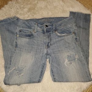American eagle skinny crop Jean's